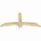Ekena Millwork Bellingham Rough Sawn Timber Gable Bracket, Douglas Fir, 48"W x 24"H x 2"D x 4"F, 12/12 Pitch GBW048X24X0204BEL00RDF - alternate 5